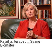 Kirjailija, terapeutti Salme Blomster