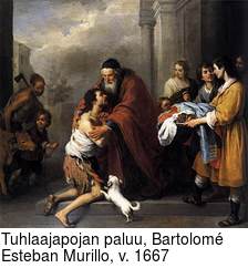 Tuhlaajapojan paluu, Bartolom Esteban Murillo, v. 1667