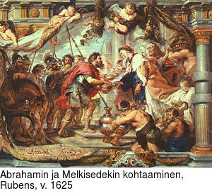 Abrahamin ja Melkisedekin kohtaaminen, Rubens, v. 1625